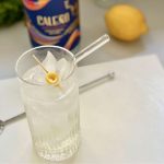 collins mocktail with caleno light