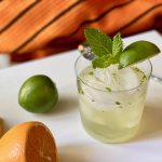 non alcoholic vodka in a mule mocktail