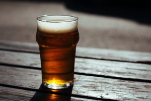 non-alcoholic beer on a table