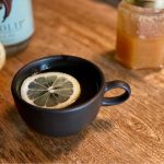 hot toddy mocktail with seedlip