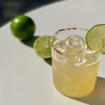 non alcoholic tequila in mezcal margarita